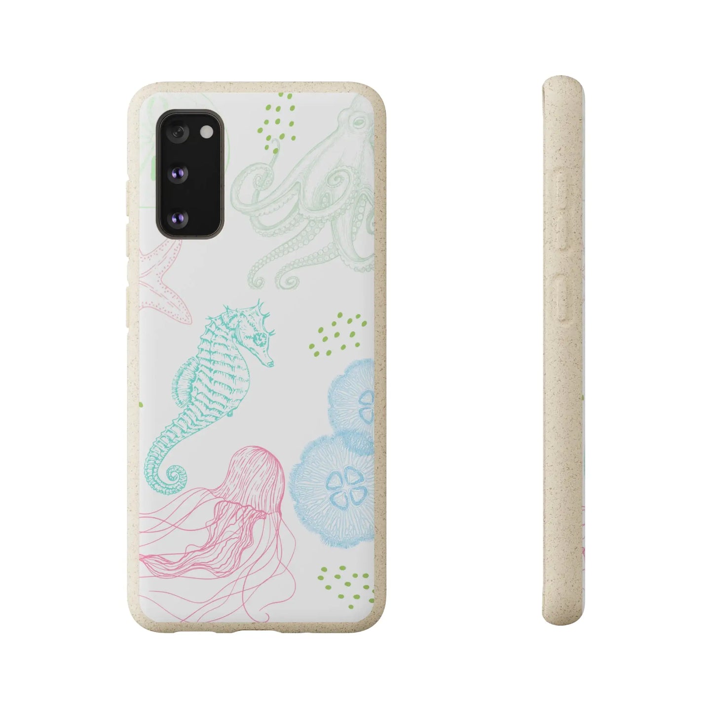 Pastel Coast Biodegradable Phone Case for IPhone and Samsung Galaxy