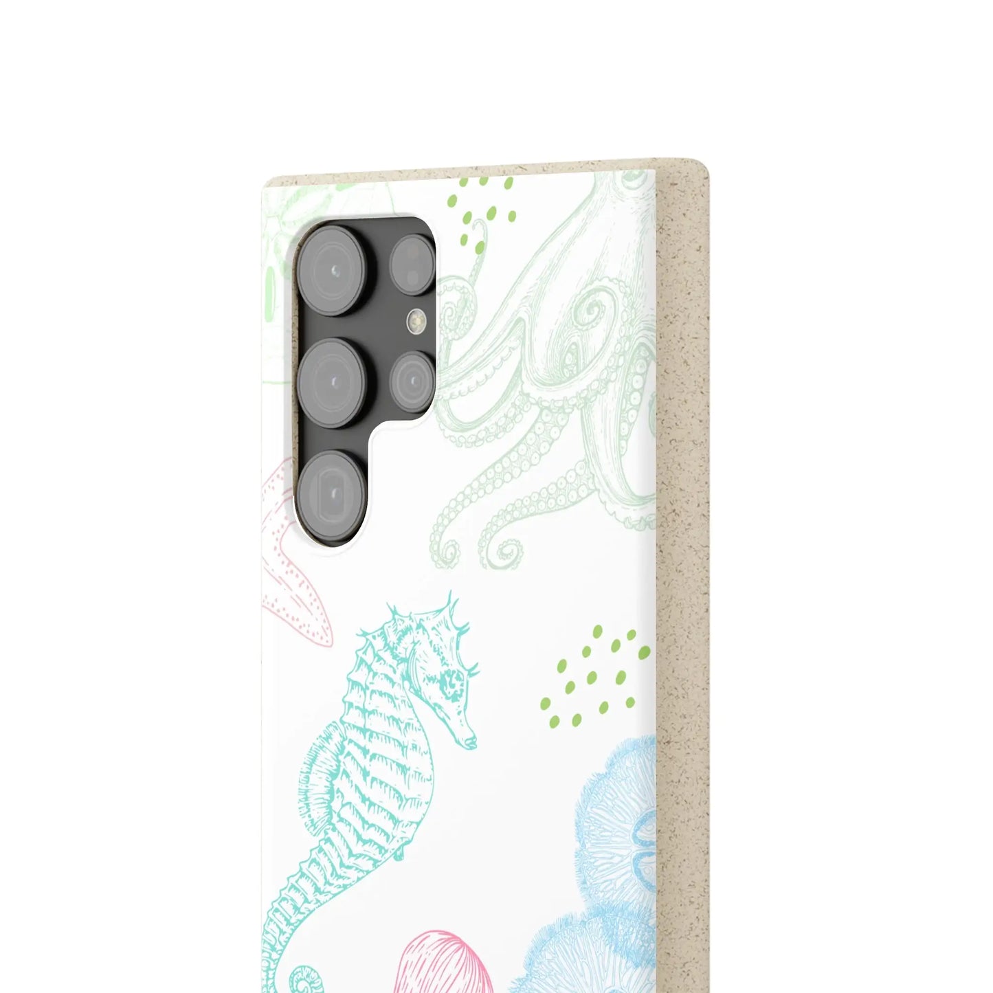 Pastel Coast Biodegradable Phone Case for IPhone and Samsung Galaxy