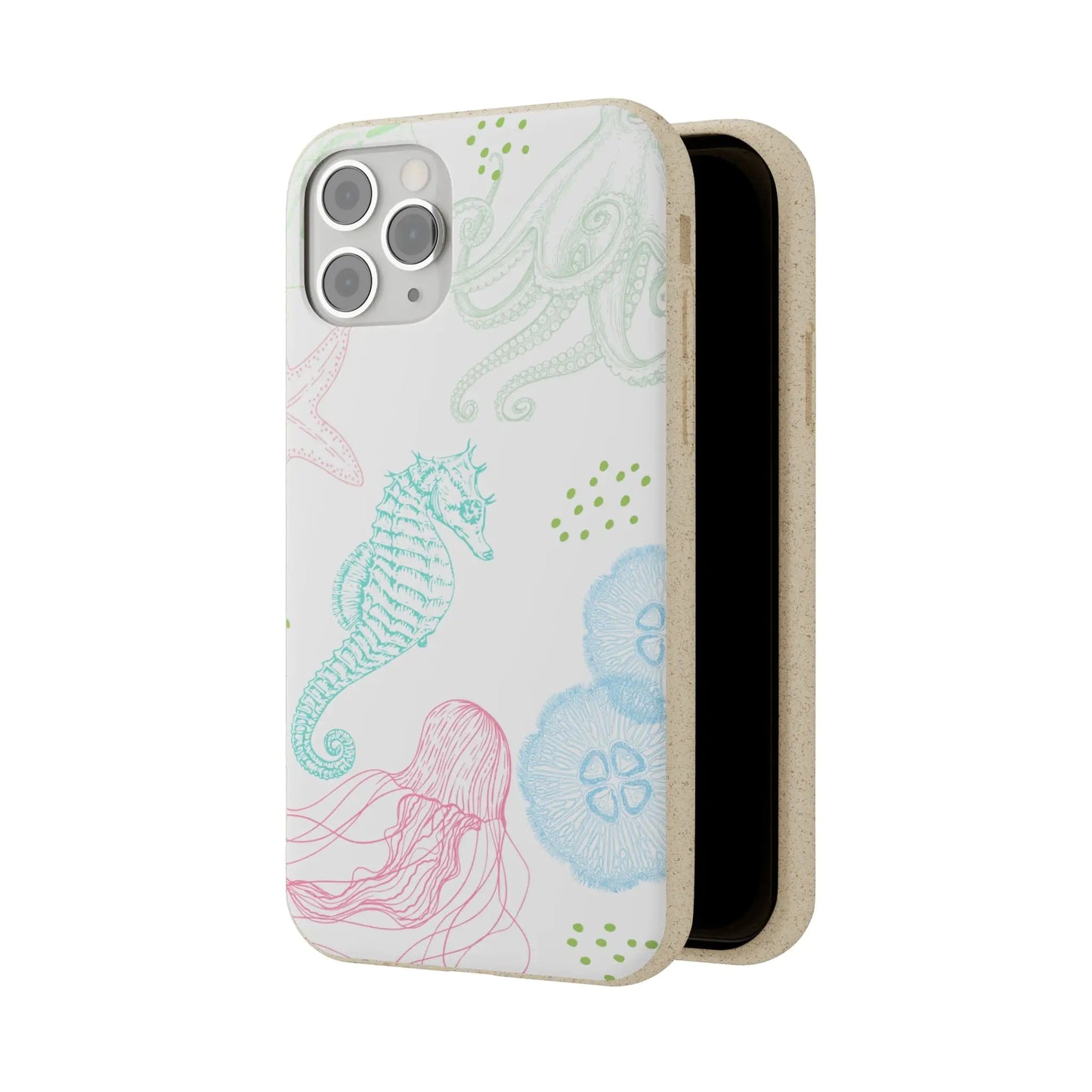Pastel Coast Biodegradable Phone Case for IPhone and Samsung Galaxy