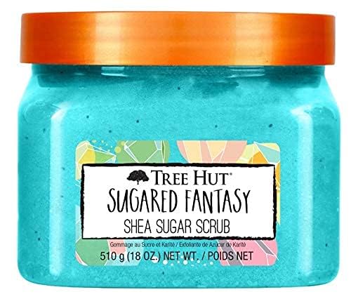 Tree Hut Shea Sugar Scrub, Exfoliating Body Scrub Removes Dead, Dry Skin for a Soft & Hydrated Feel, Nourishing Essential Body Care, 18 fl oz.