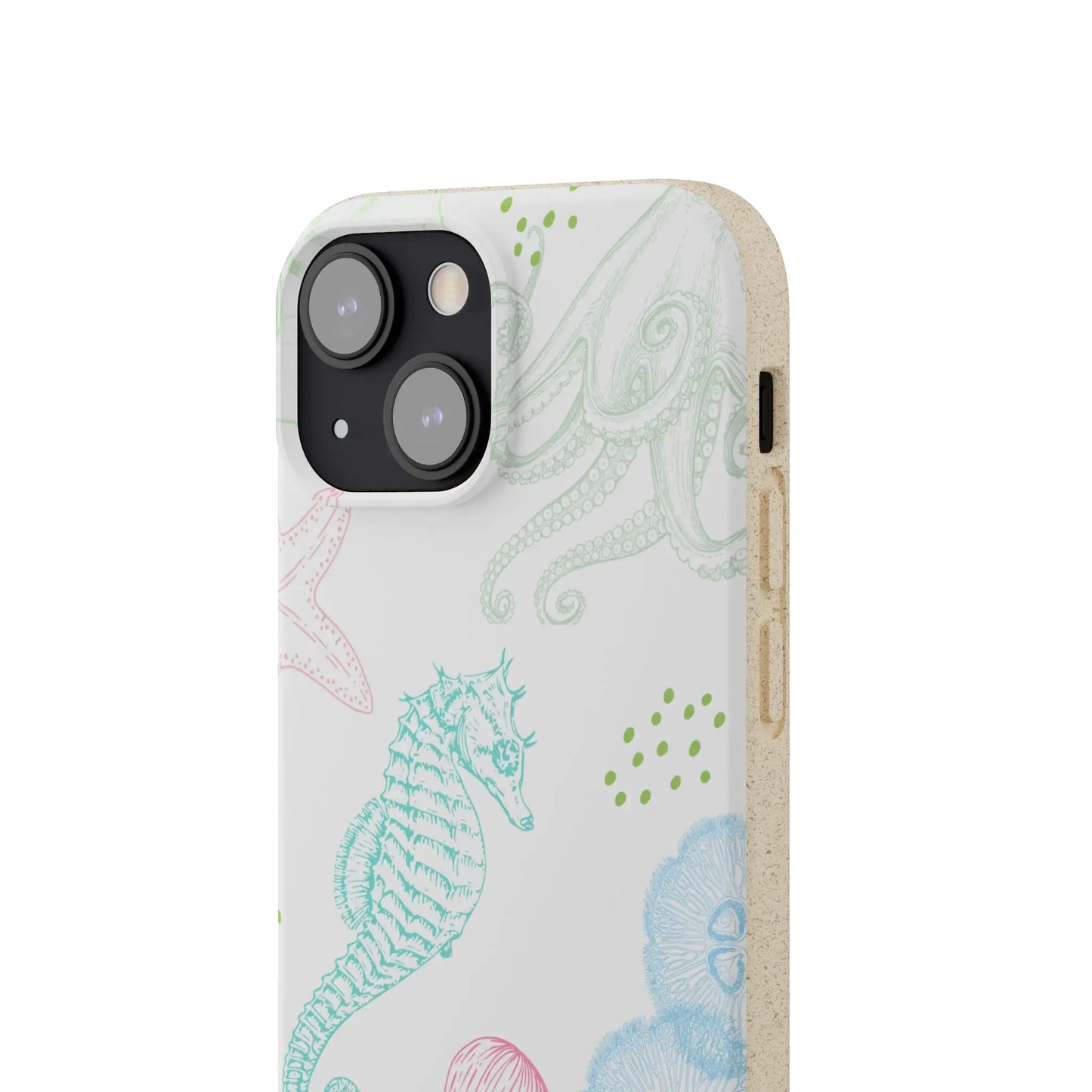 Pastel Coast Biodegradable Phone Case for IPhone and Samsung Galaxy