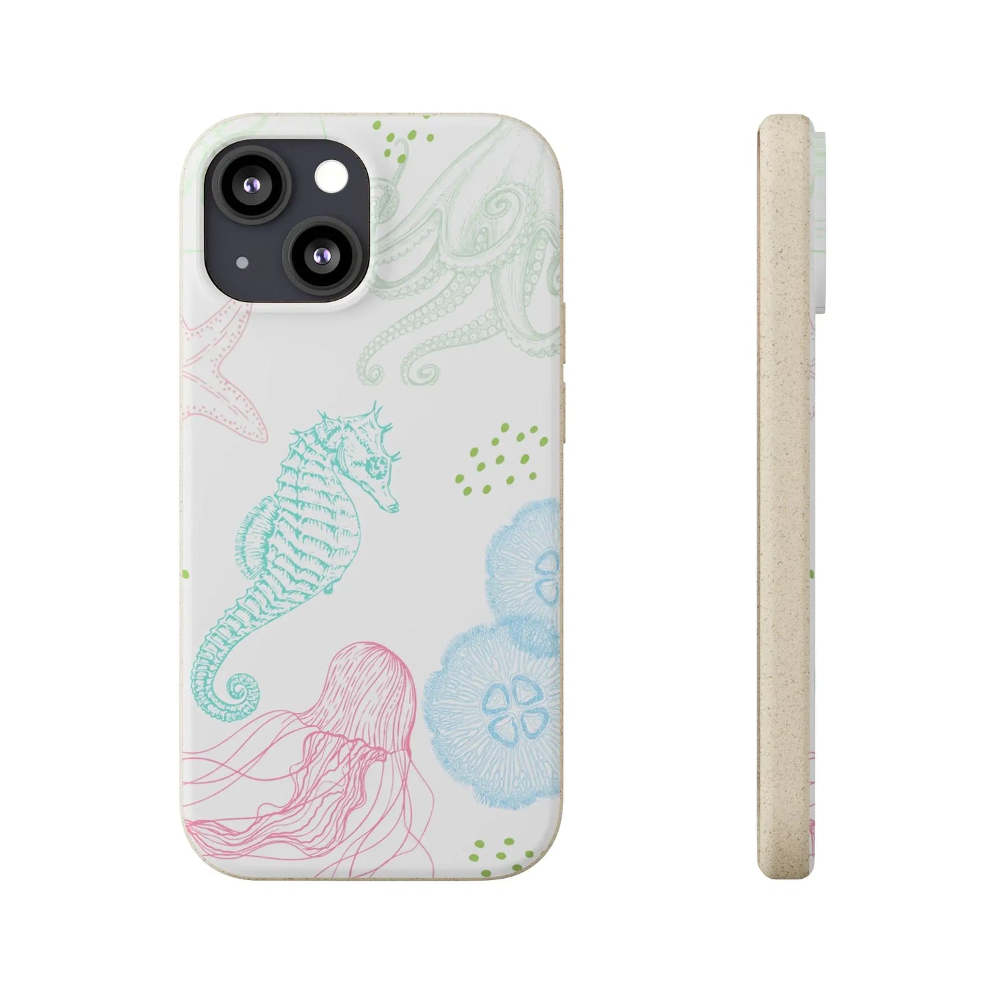 Pastel Coast Biodegradable Phone Case for IPhone and Samsung Galaxy
