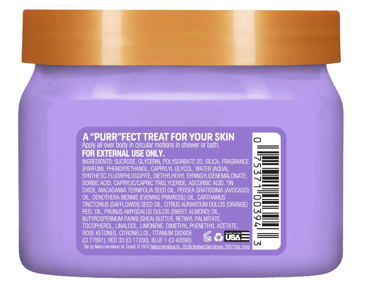 Tree Hut Shea Sugar Scrub, Exfoliating Body Scrub Removes Dead, Dry Skin for a Soft & Hydrated Feel, Nourishing Essential Body Care, 18 fl oz.