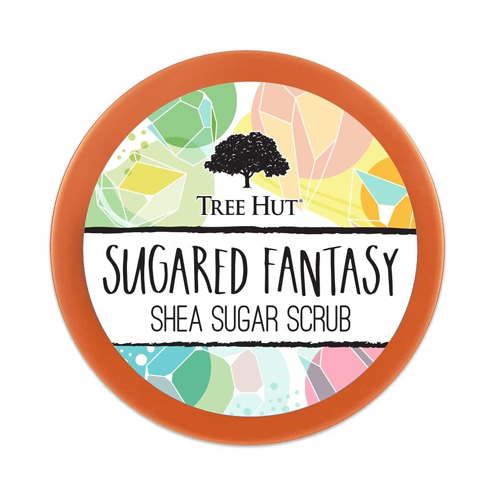 Tree Hut Shea Sugar Scrub, Exfoliating Body Scrub Removes Dead, Dry Skin for a Soft & Hydrated Feel, Nourishing Essential Body Care, 18 fl oz.