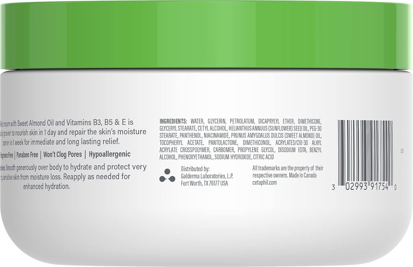 Cetaphil Face & Body Moisturizer, Hydrating Moisturizing Cream for Dry to Very Dry, Sensitive Skin, NEW 16 oz 2 Pack, Fragrance Free, Non-Comedogenic, Non-Greasy