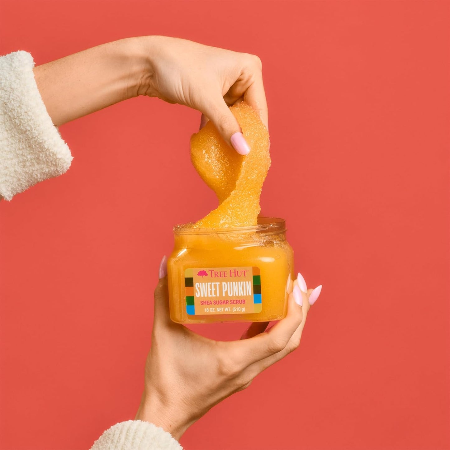 Tree Hut Shea Sugar Scrub, Exfoliating Body Scrub Removes Dead, Dry Skin for a Soft & Hydrated Feel, Nourishing Essential Body Care, 18 fl oz.