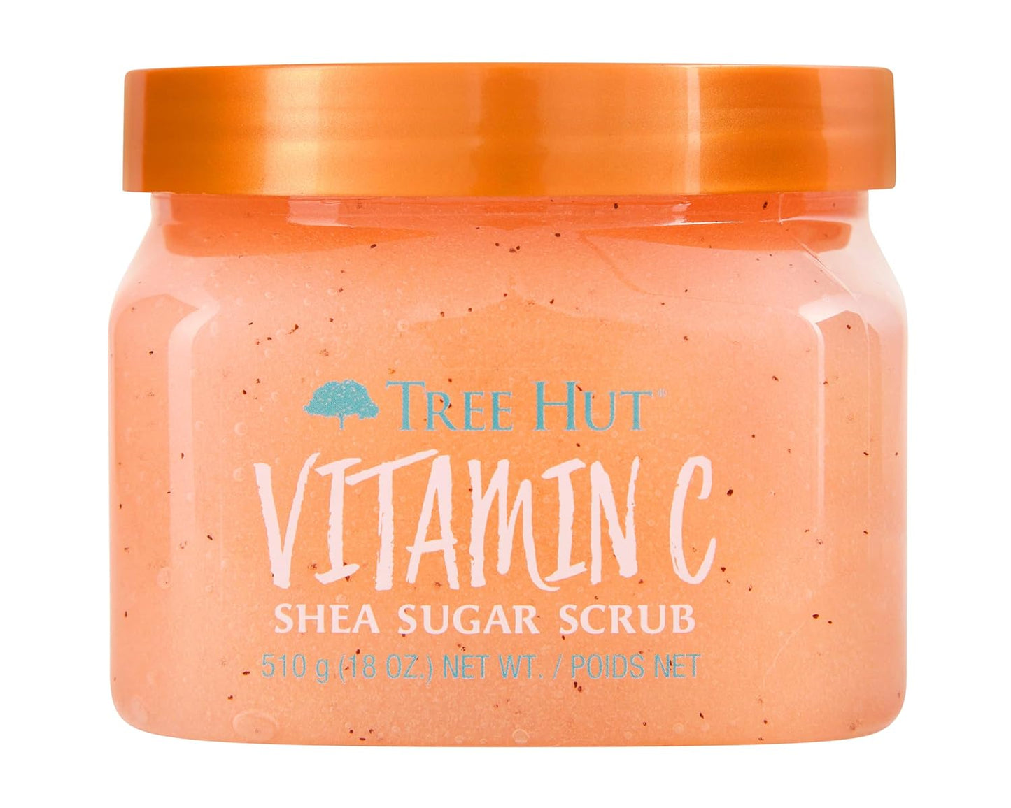 Tree Hut Shea Sugar Scrub, Exfoliating Body Scrub Removes Dead, Dry Skin for a Soft & Hydrated Feel, Nourishing Essential Body Care, 18 fl oz.