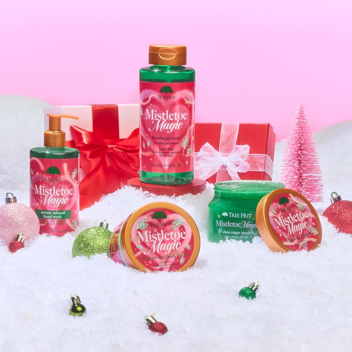 Tree Hut Shea Sugar Scrub, Exfoliating Body Scrub Removes Dead, Dry Skin for a Soft & Hydrated Feel, Nourishing Essential Body Care, 18 fl oz.