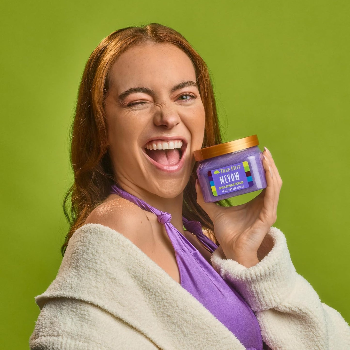 Tree Hut Shea Sugar Scrub, Exfoliating Body Scrub Removes Dead, Dry Skin for a Soft & Hydrated Feel, Nourishing Essential Body Care, 18 fl oz.