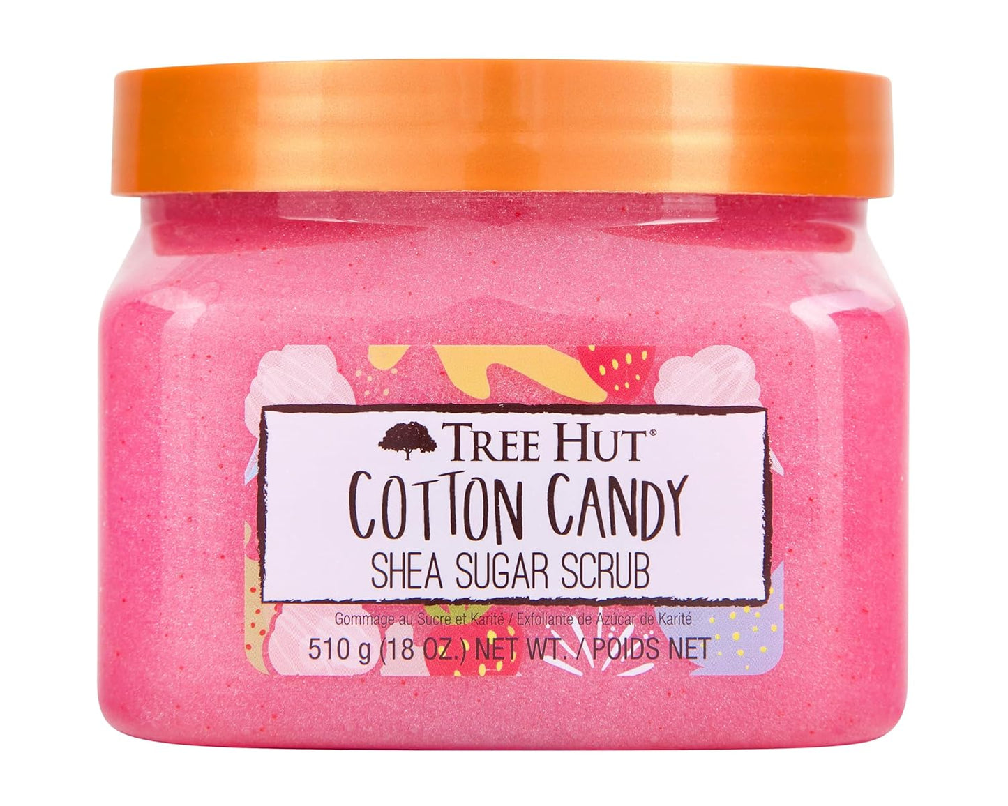 Tree Hut Shea Sugar Scrub, Exfoliating Body Scrub Removes Dead, Dry Skin for a Soft & Hydrated Feel, Nourishing Essential Body Care, 18 fl oz.