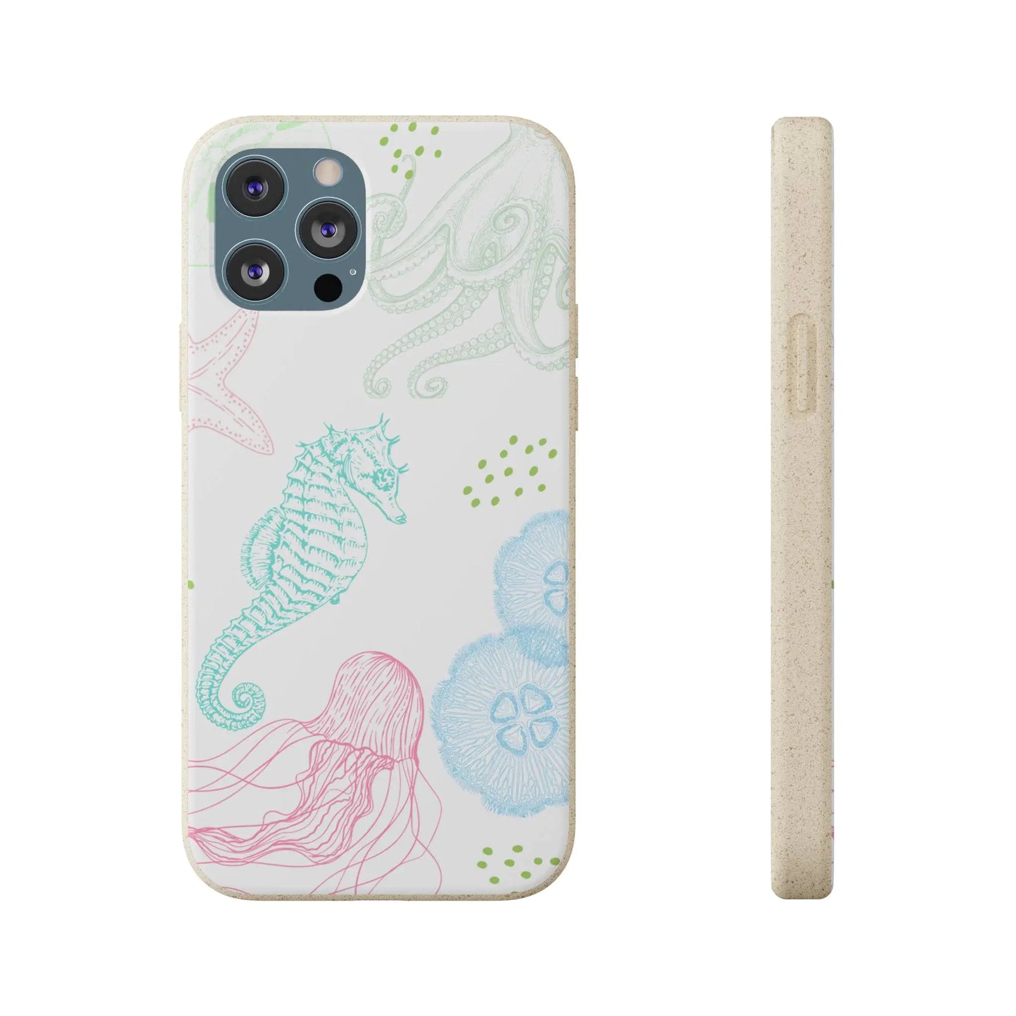 Pastel Coast Biodegradable Phone Case for IPhone and Samsung Galaxy