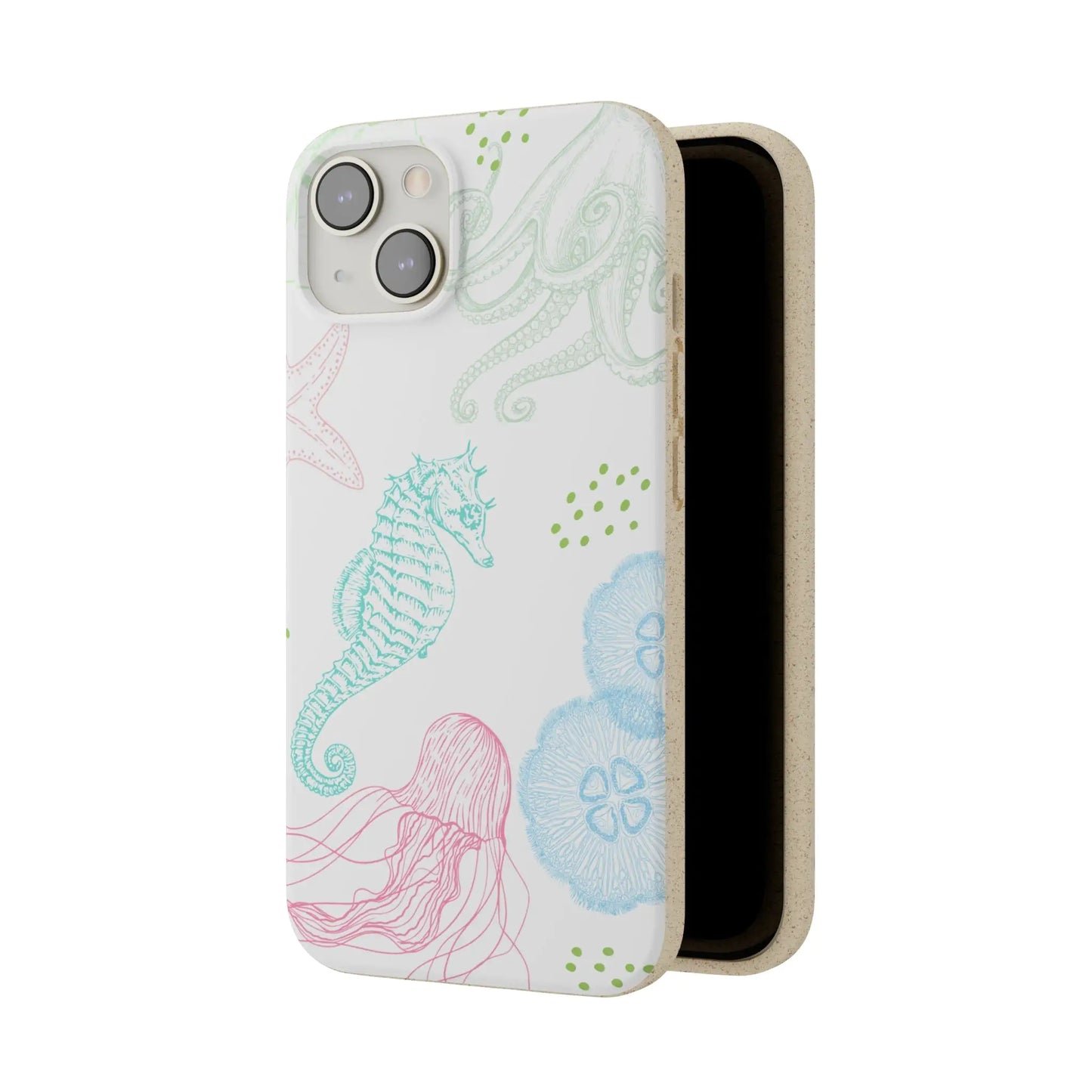 Pastel Coast Biodegradable Phone Case for IPhone and Samsung Galaxy