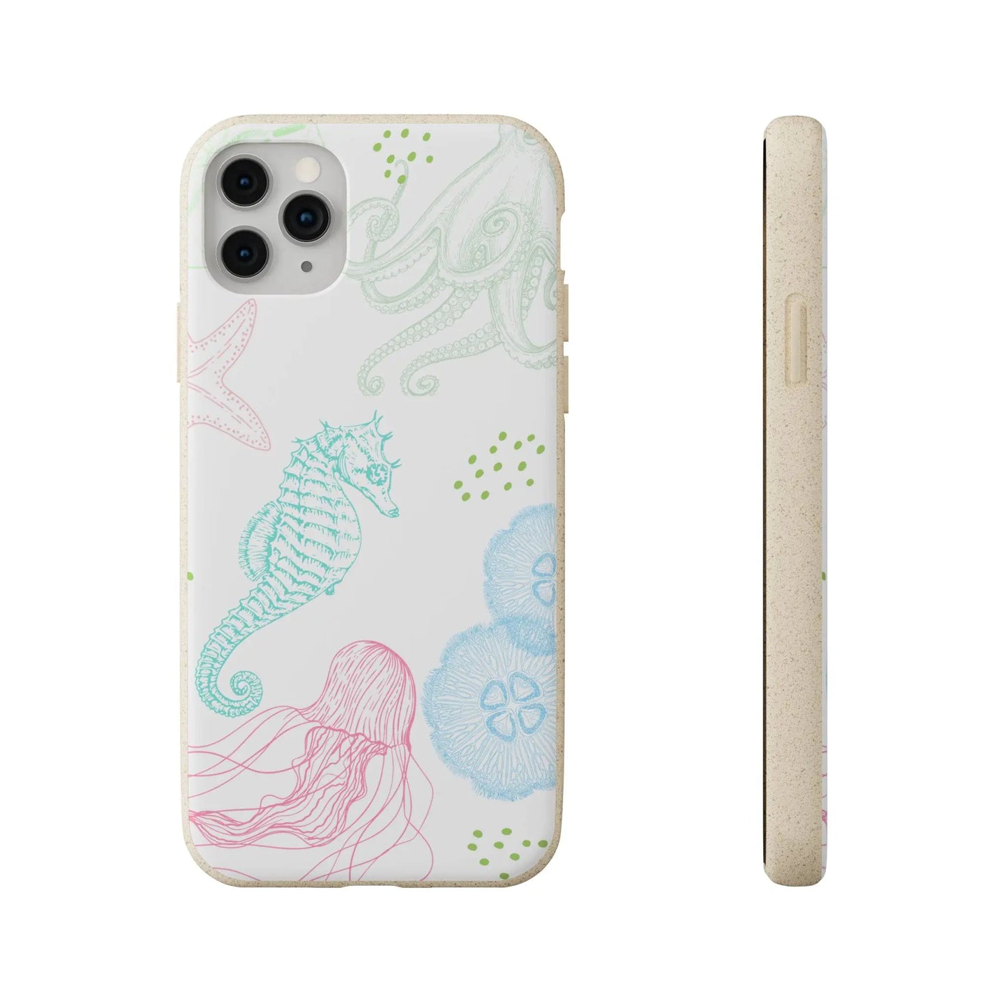 Pastel Coast Biodegradable Phone Case for IPhone and Samsung Galaxy