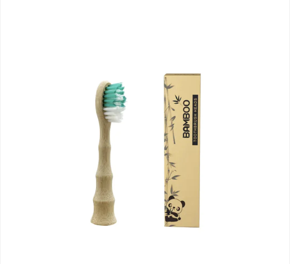 Organic Bamboo Biodegradable Electric Toothbrush Head