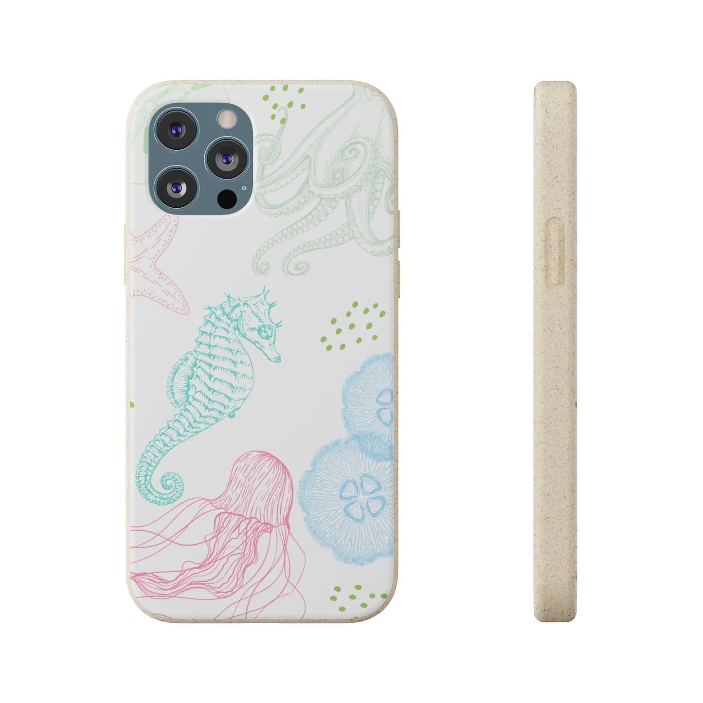 Pastel Coast Biodegradable Phone Case for IPhone and Samsung Galaxy