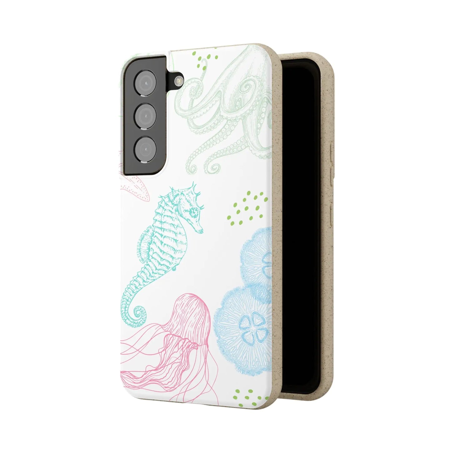 Pastel Coast Biodegradable Phone Case for IPhone and Samsung Galaxy