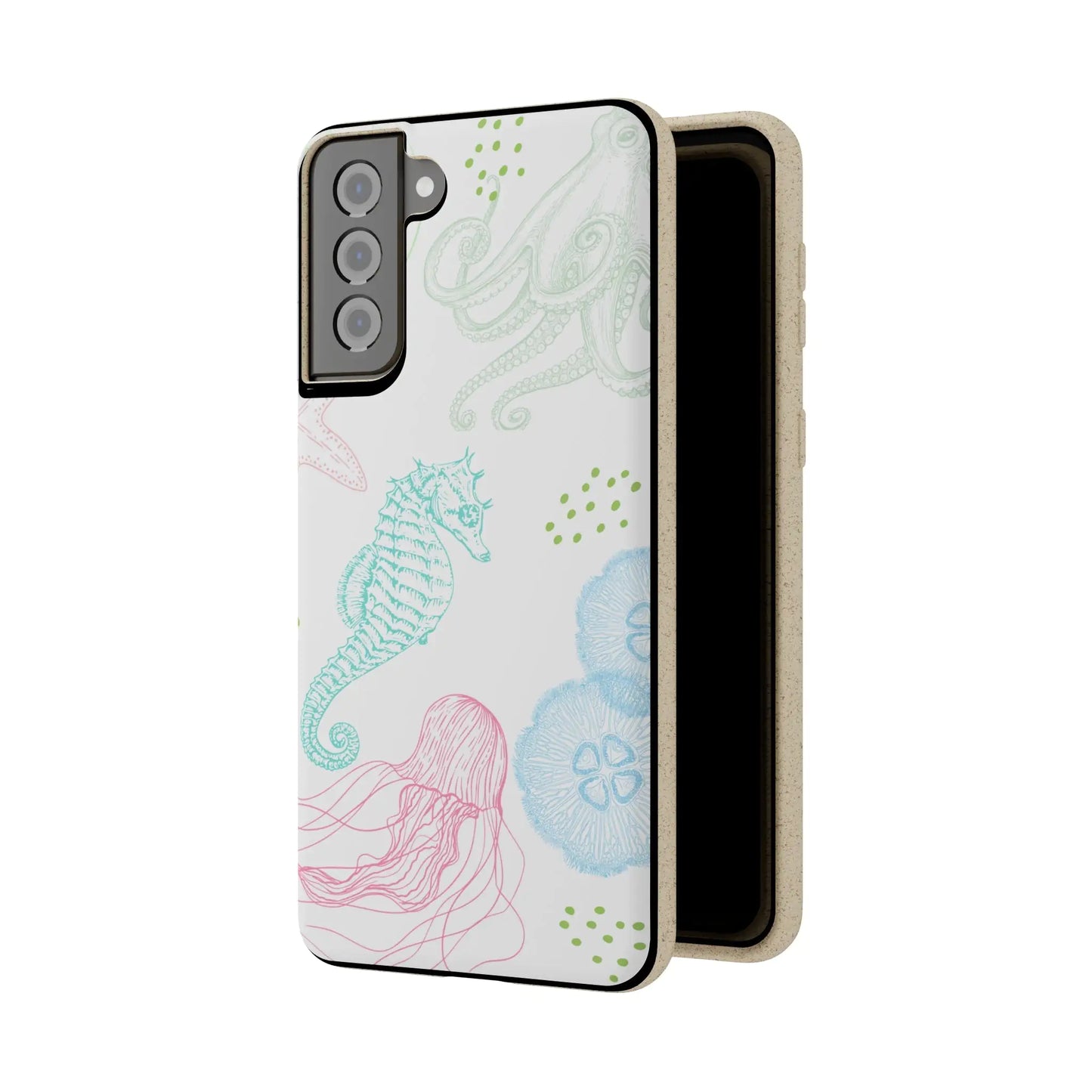 Pastel Coast Biodegradable Phone Case for IPhone and Samsung Galaxy