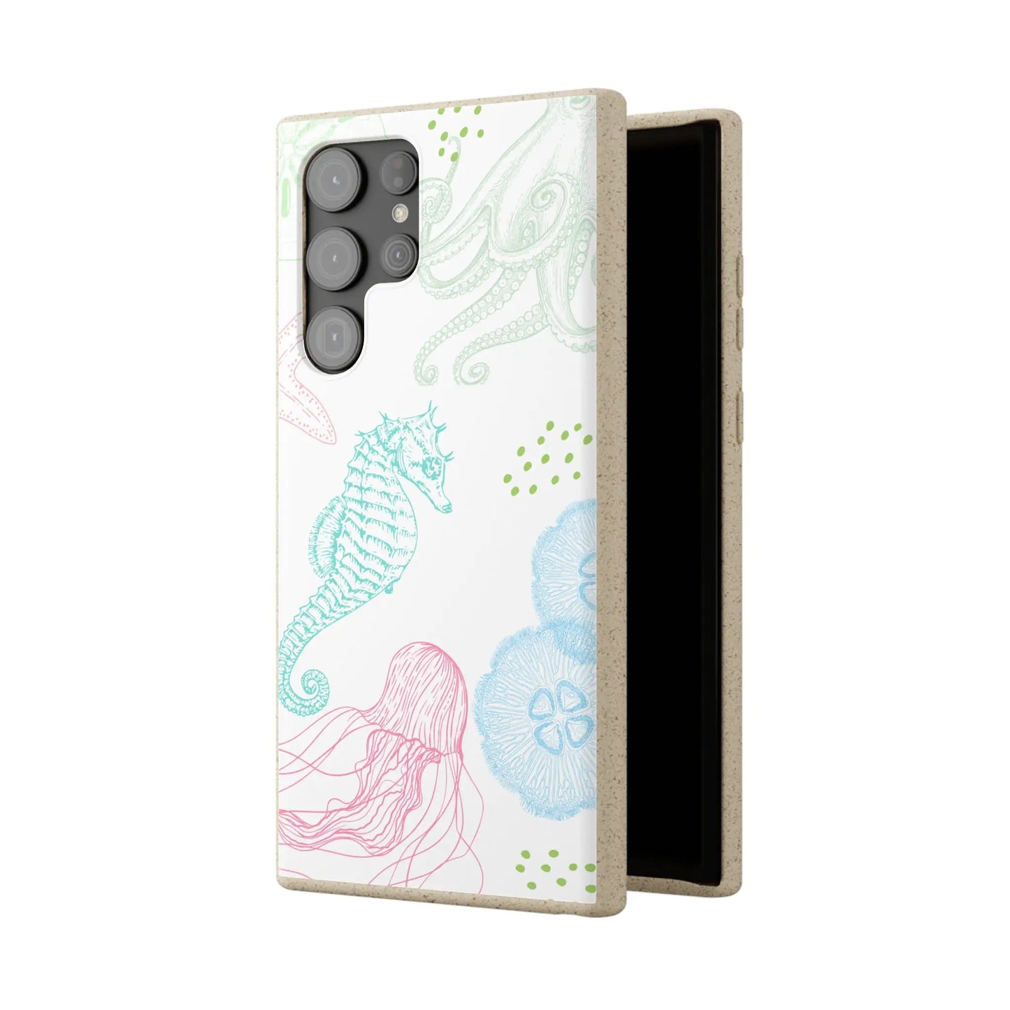 Pastel Coast Biodegradable Phone Case for IPhone and Samsung Galaxy