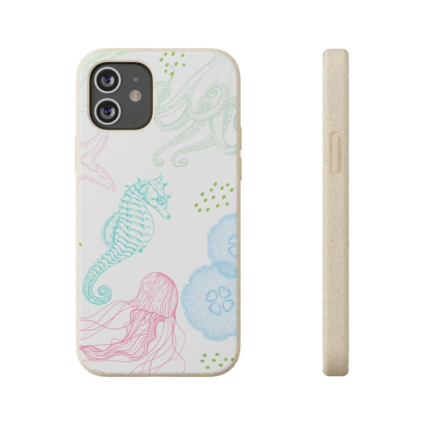 Pastel Coast Biodegradable Phone Case for IPhone and Samsung Galaxy