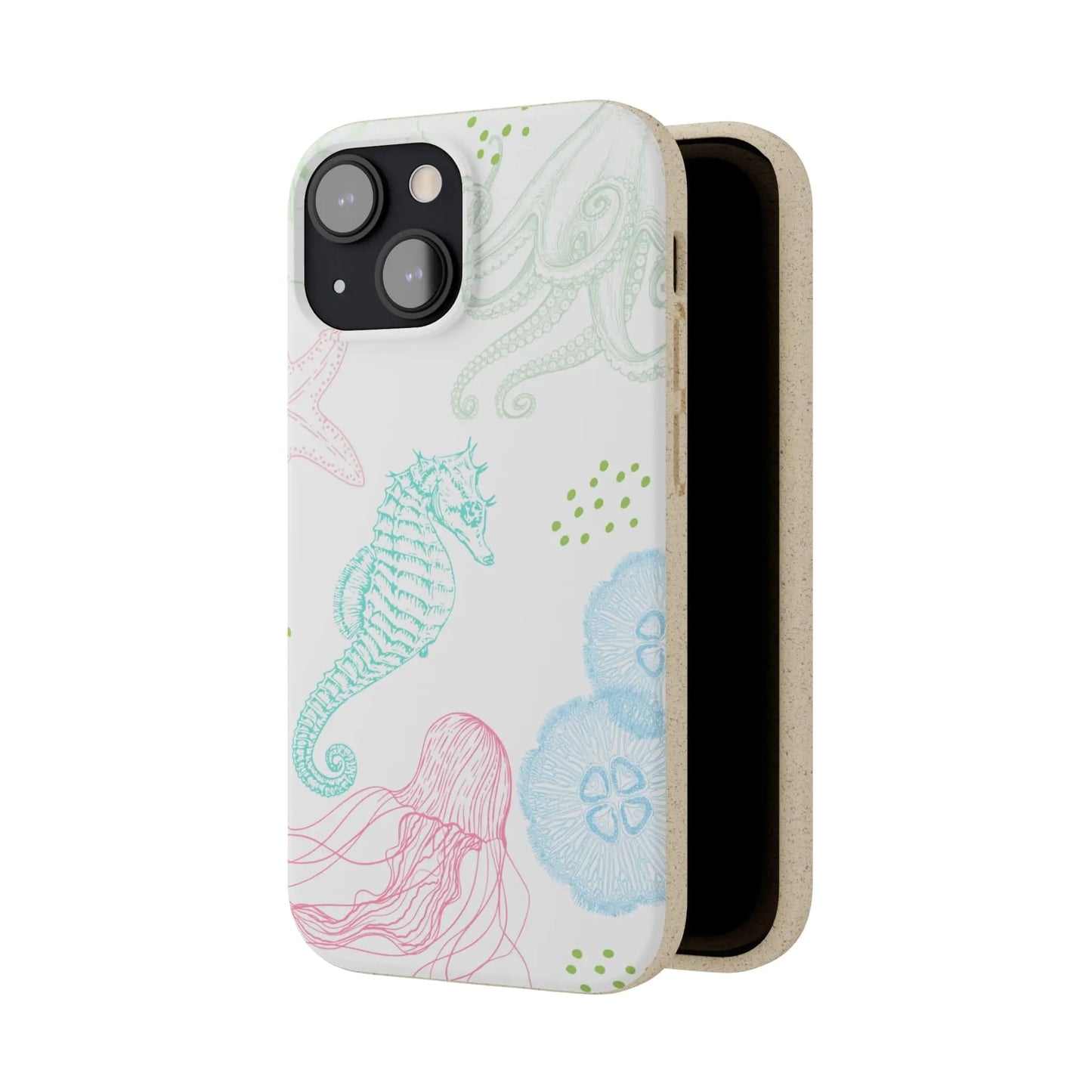 Pastel Coast Biodegradable Phone Case for IPhone and Samsung Galaxy