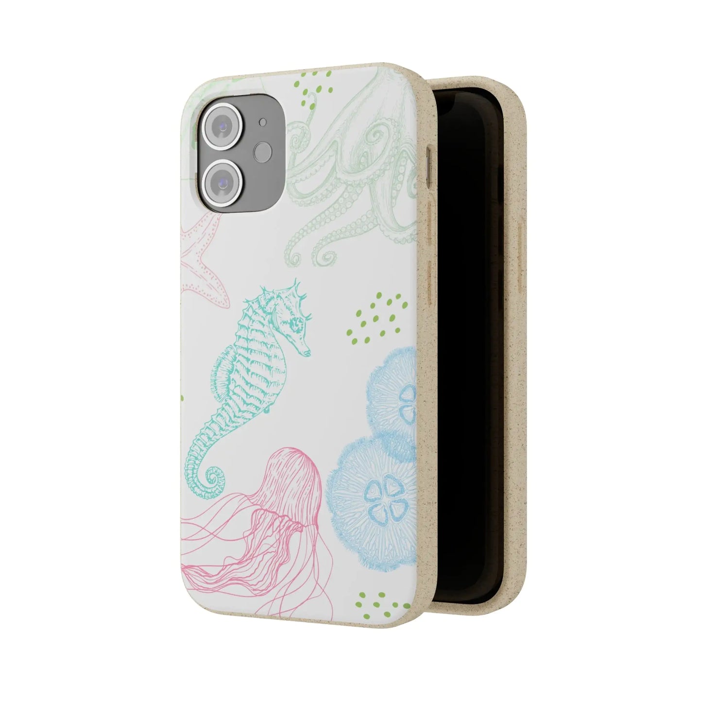 Pastel Coast Biodegradable Phone Case for IPhone and Samsung Galaxy