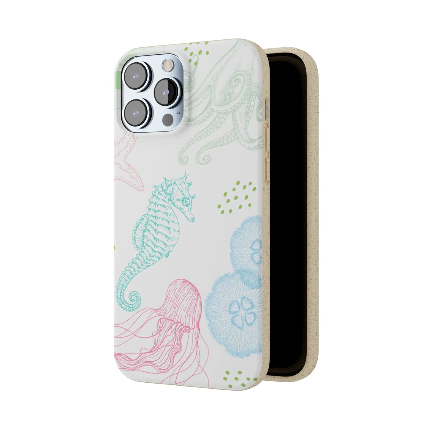 Pastel Coast Biodegradable Phone Case for IPhone and Samsung Galaxy