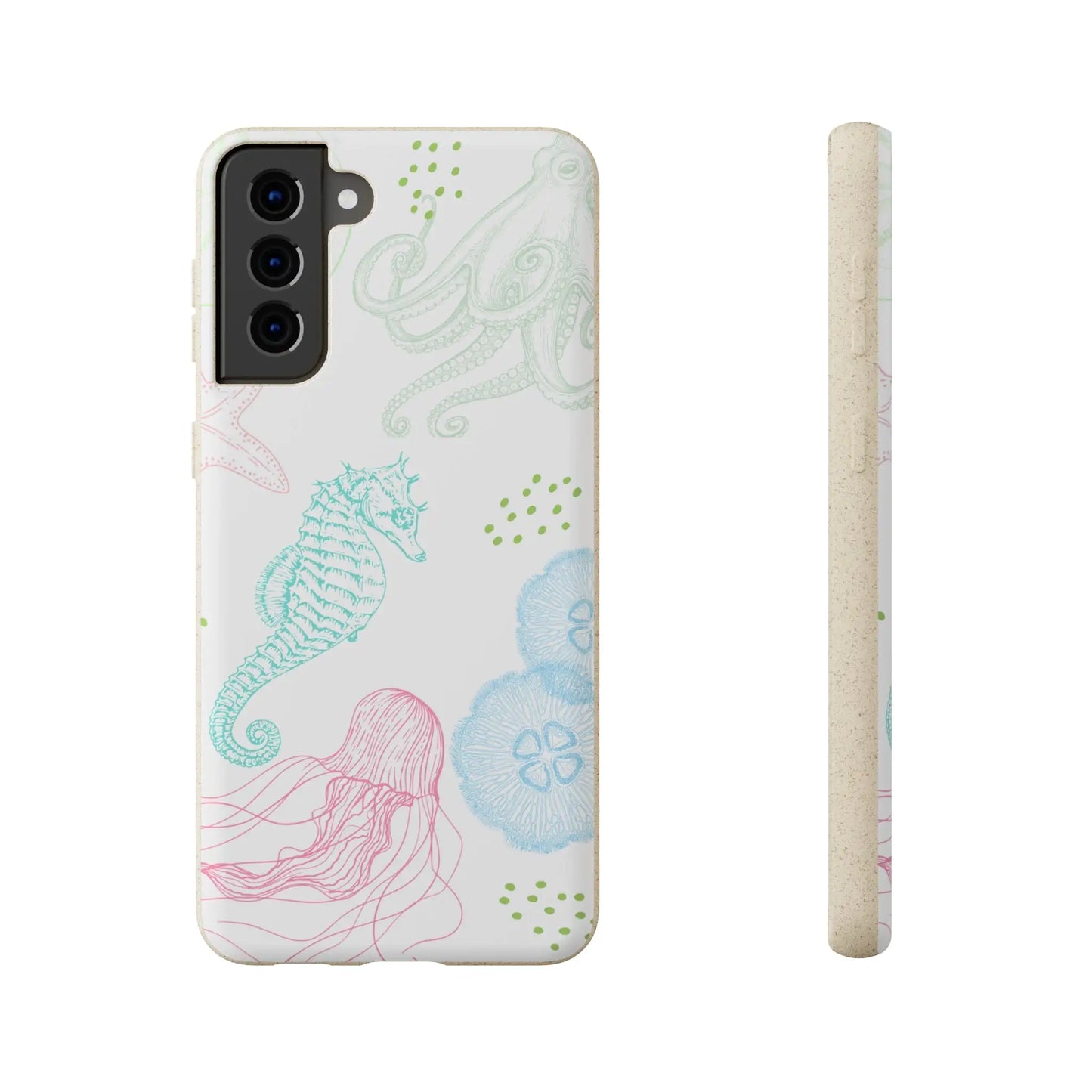 Pastel Coast Biodegradable Phone Case for IPhone and Samsung Galaxy
