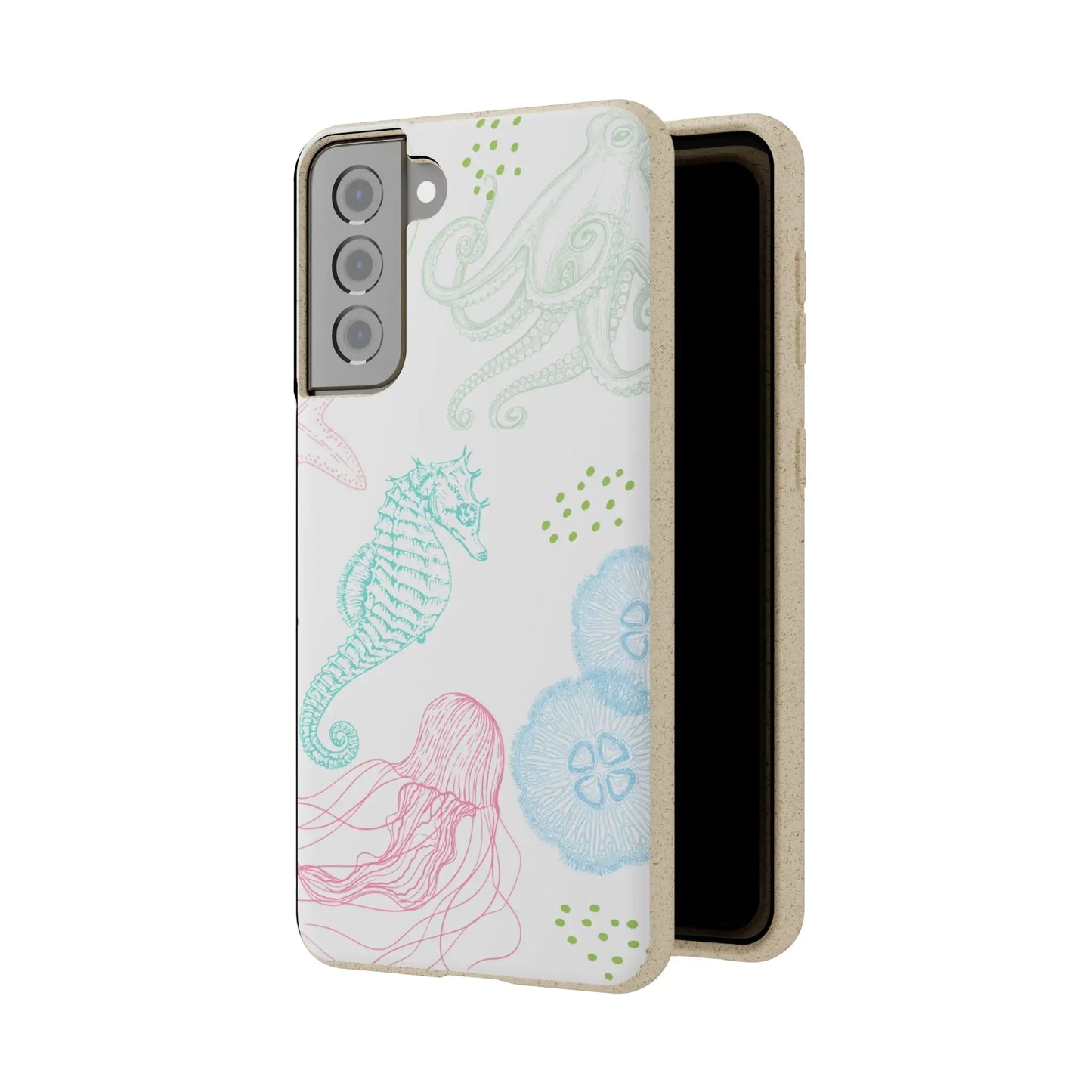 Pastel Coast Biodegradable Phone Case for IPhone and Samsung Galaxy