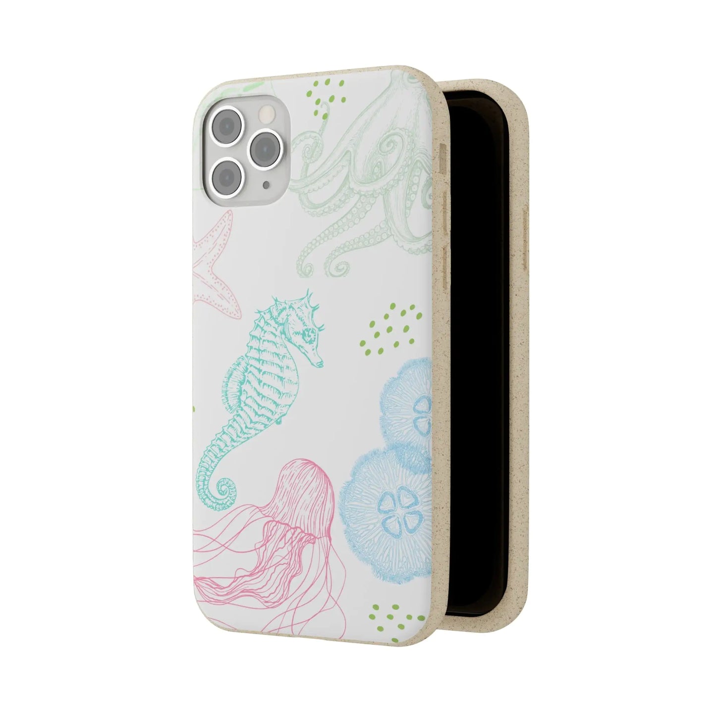 Pastel Coast Biodegradable Phone Case for IPhone and Samsung Galaxy