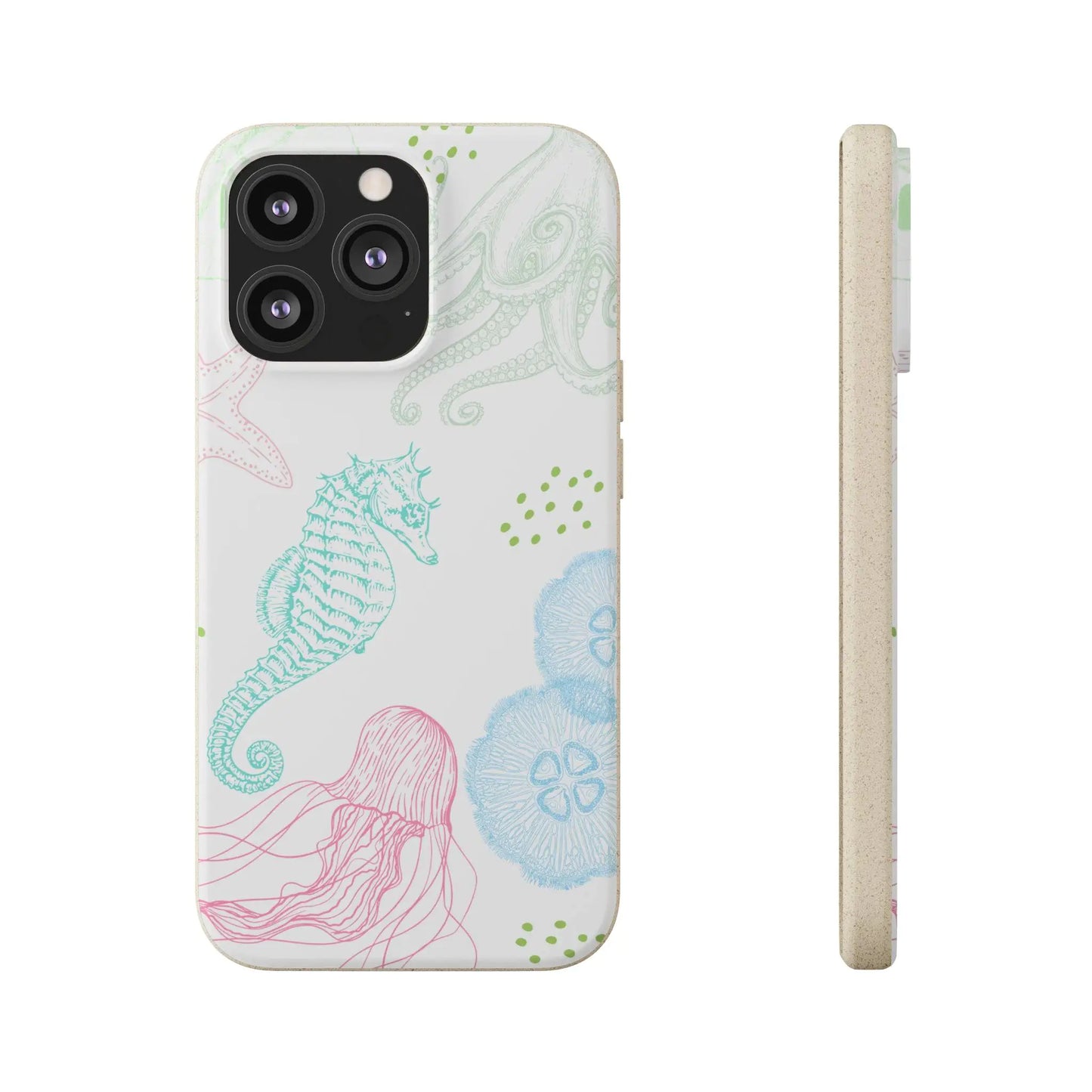 Pastel Coast Biodegradable Phone Case for IPhone and Samsung Galaxy