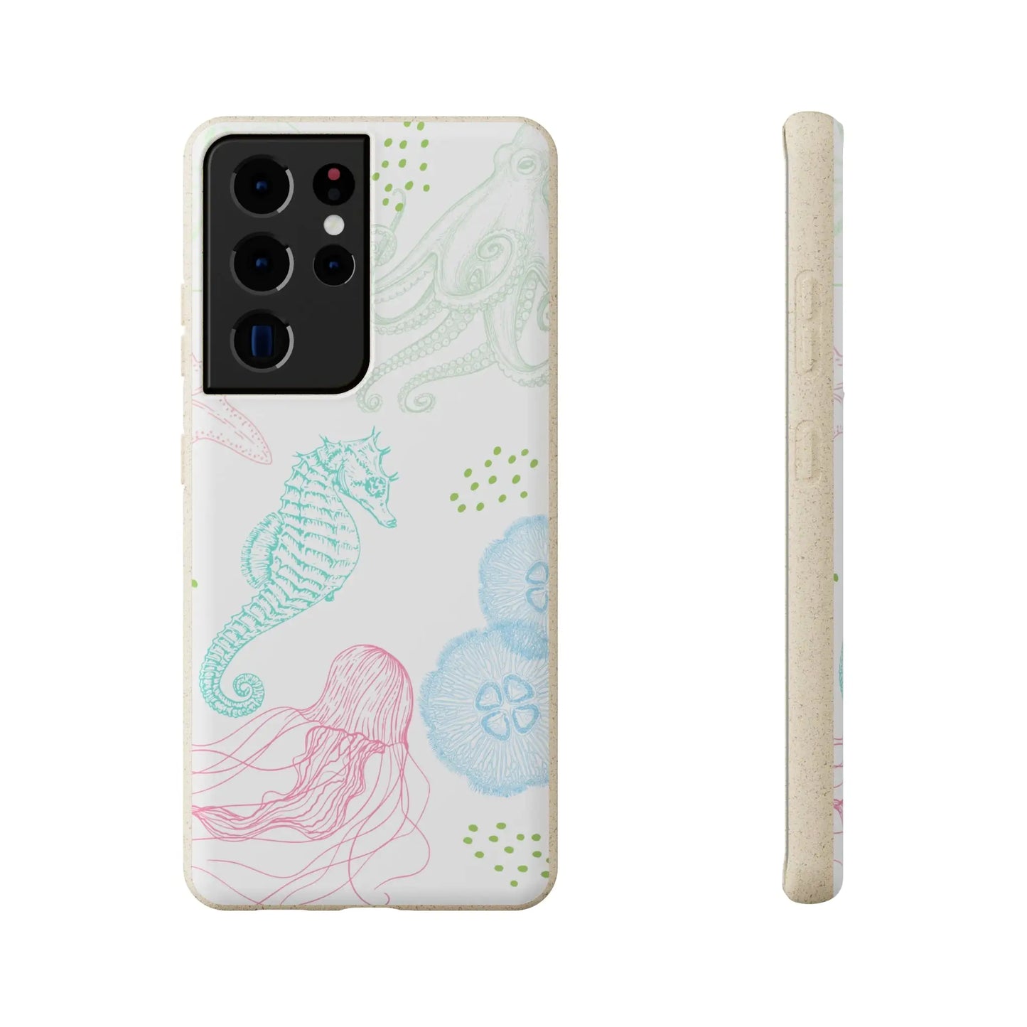 Pastel Coast Biodegradable Phone Case for IPhone and Samsung Galaxy