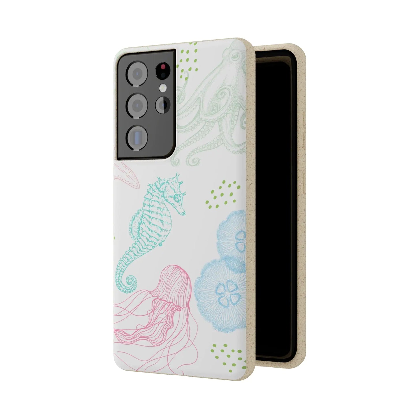 Pastel Coast Biodegradable Phone Case for IPhone and Samsung Galaxy
