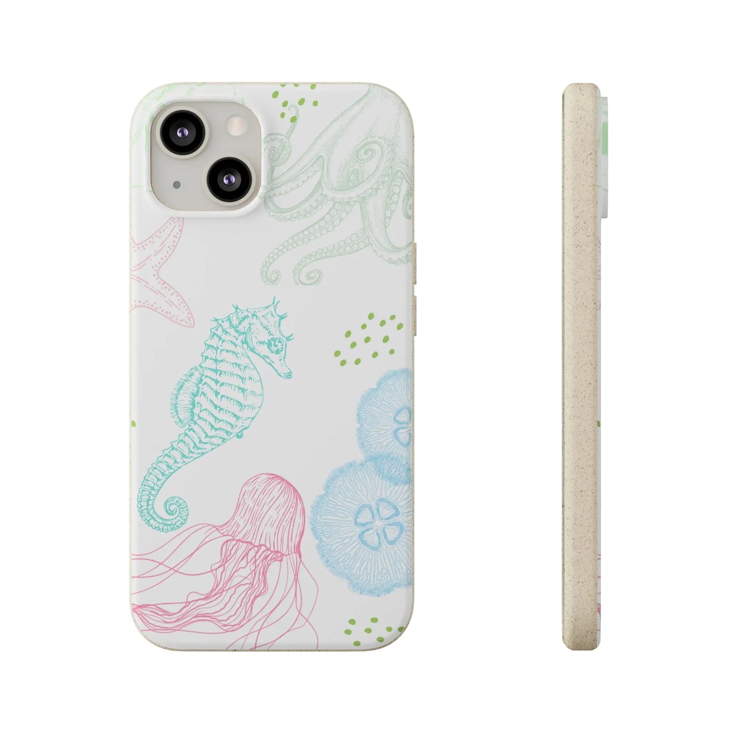 Pastel Coast Biodegradable Phone Case for IPhone and Samsung Galaxy