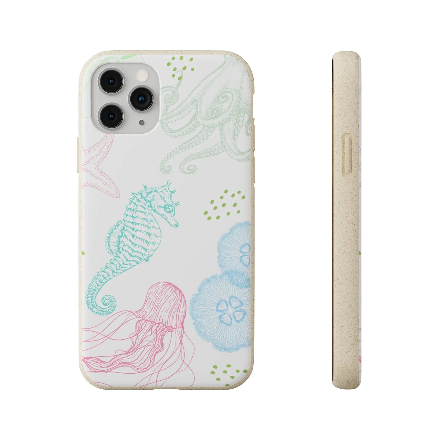 Pastel Coast Biodegradable Phone Case for IPhone and Samsung Galaxy