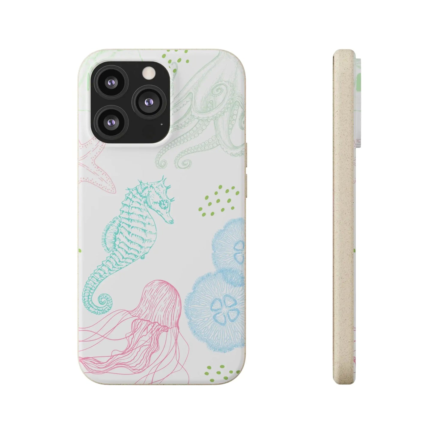 Pastel Coast Biodegradable Phone Case for IPhone and Samsung Galaxy