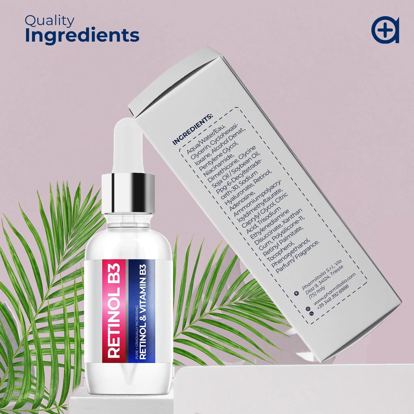 Resurfacing Retinol Serum for Face with Vitamin B3 Pure Retinol Serum Anti Age