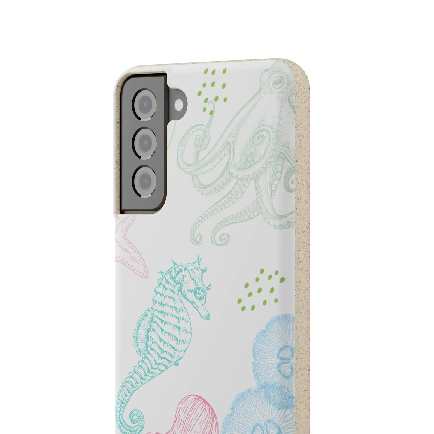 Pastel Coast Biodegradable Phone Case for IPhone and Samsung Galaxy