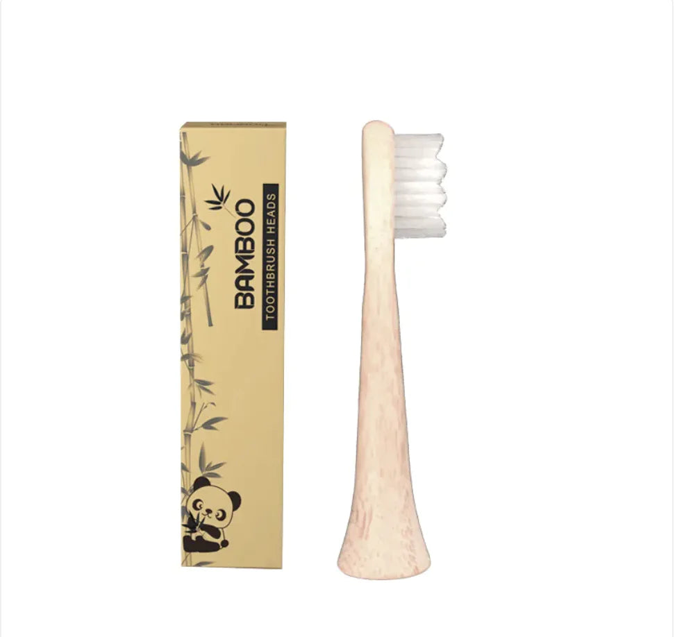 Organic Bamboo Biodegradable Electric Toothbrush Head