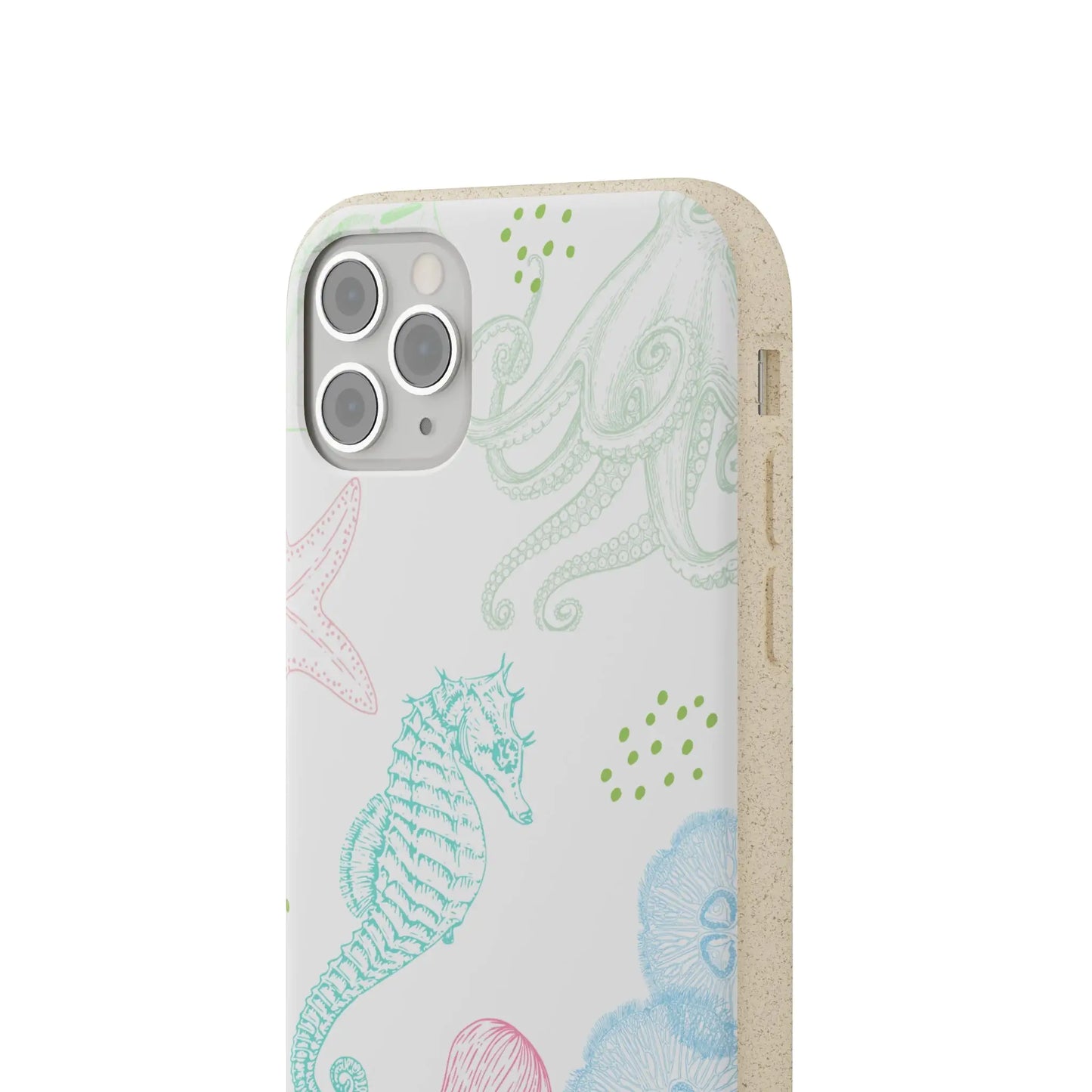 Pastel Coast Biodegradable Phone Case for IPhone and Samsung Galaxy