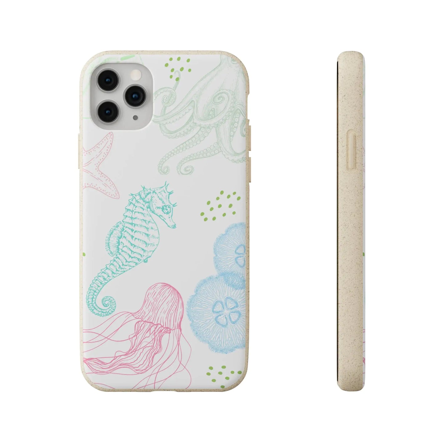 Pastel Coast Biodegradable Phone Case for IPhone and Samsung Galaxy