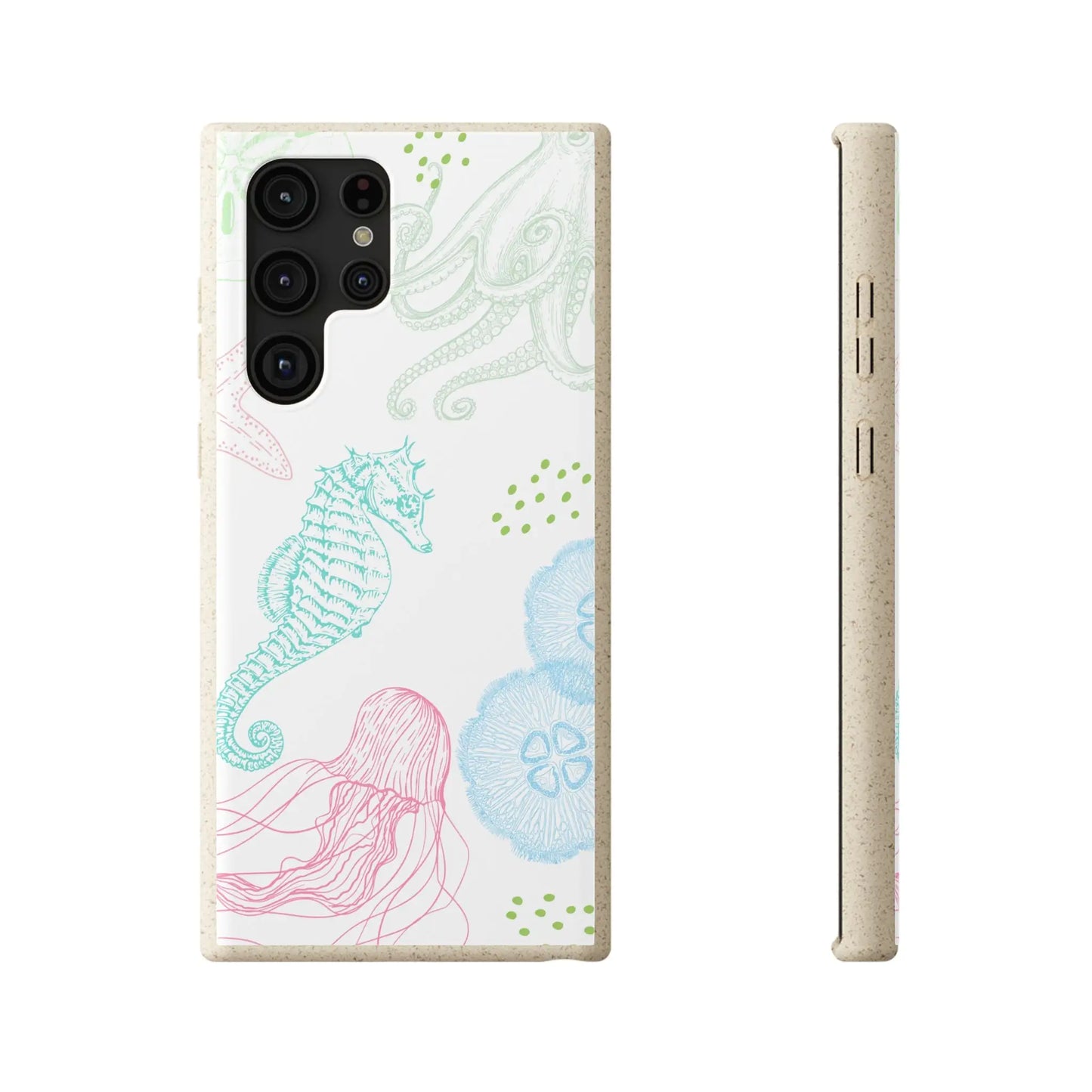 Pastel Coast Biodegradable Phone Case for IPhone and Samsung Galaxy
