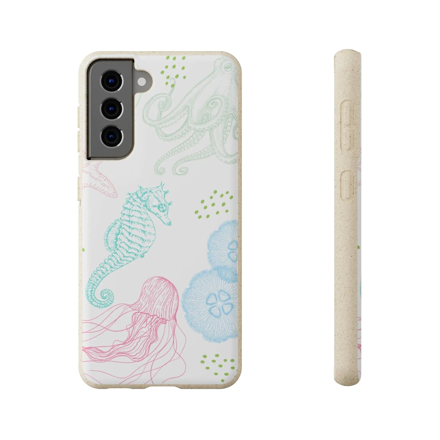 Pastel Coast Biodegradable Phone Case for IPhone and Samsung Galaxy
