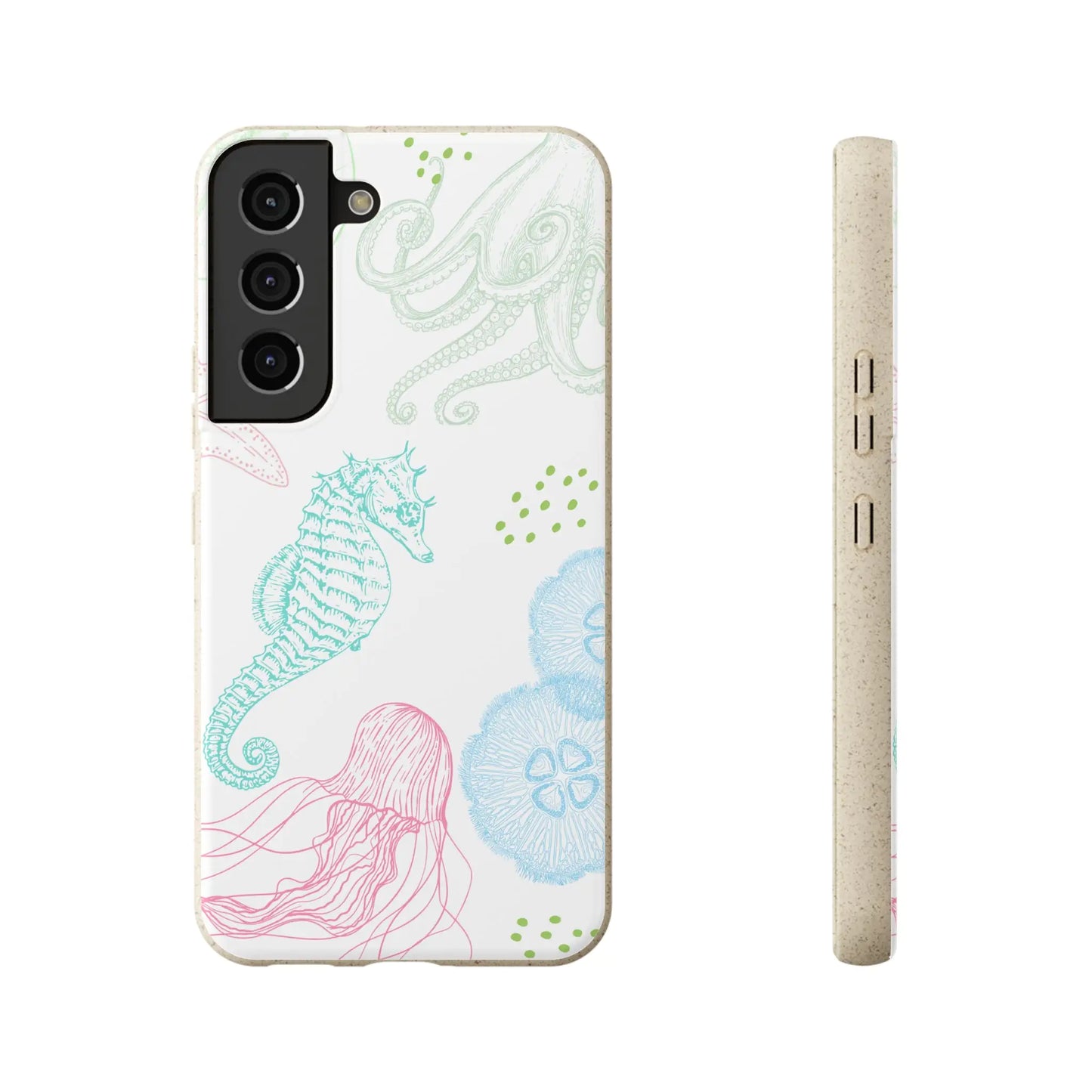 Pastel Coast Biodegradable Phone Case for IPhone and Samsung Galaxy