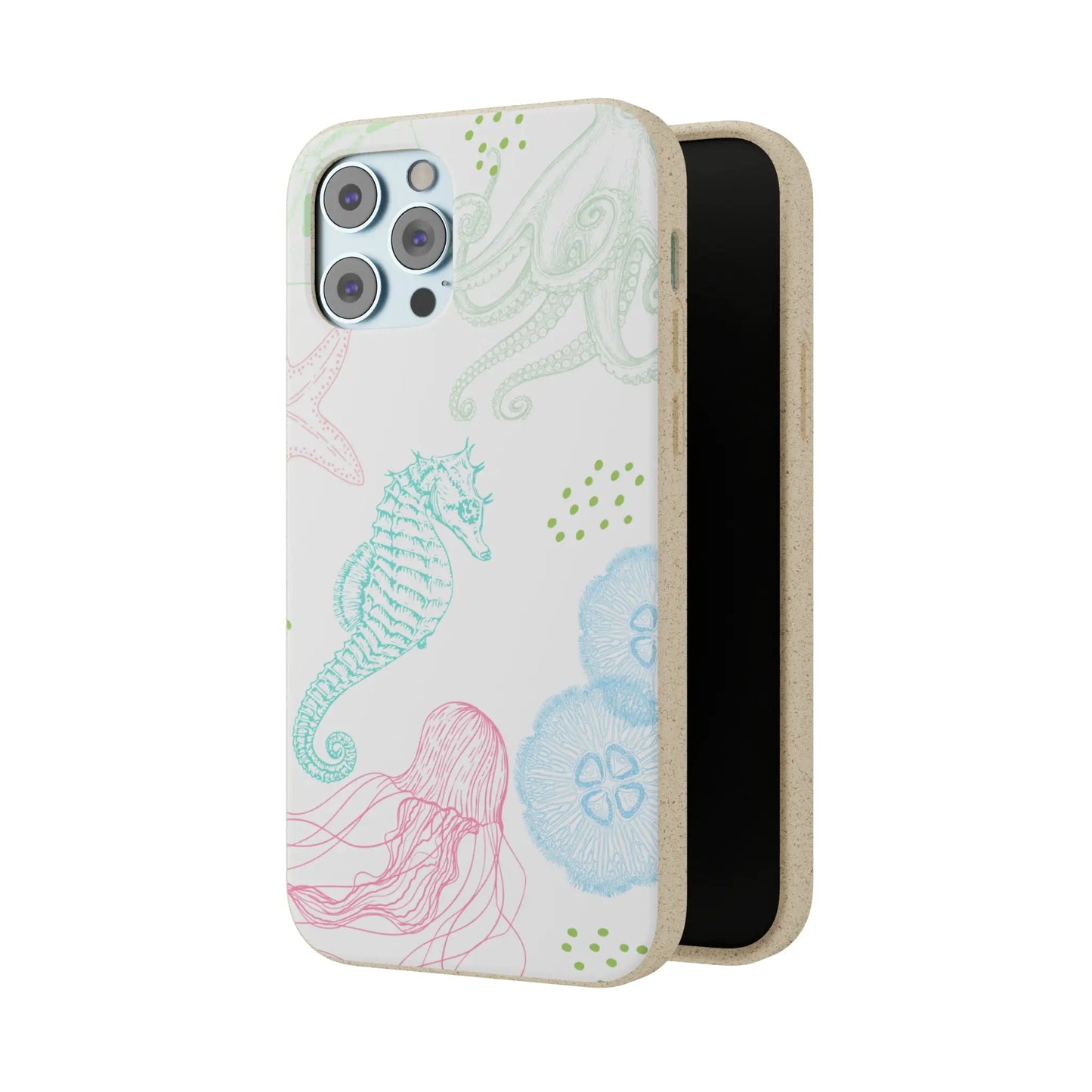 Pastel Coast Biodegradable Phone Case for IPhone and Samsung Galaxy
