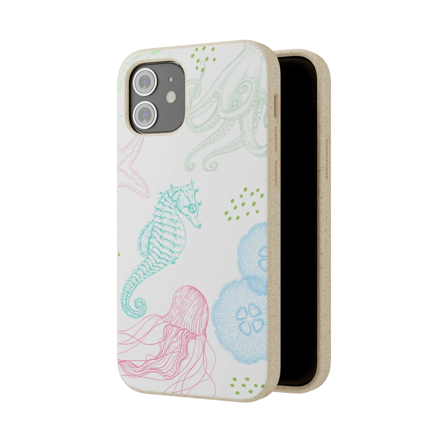 Pastel Coast Biodegradable Phone Case for IPhone and Samsung Galaxy