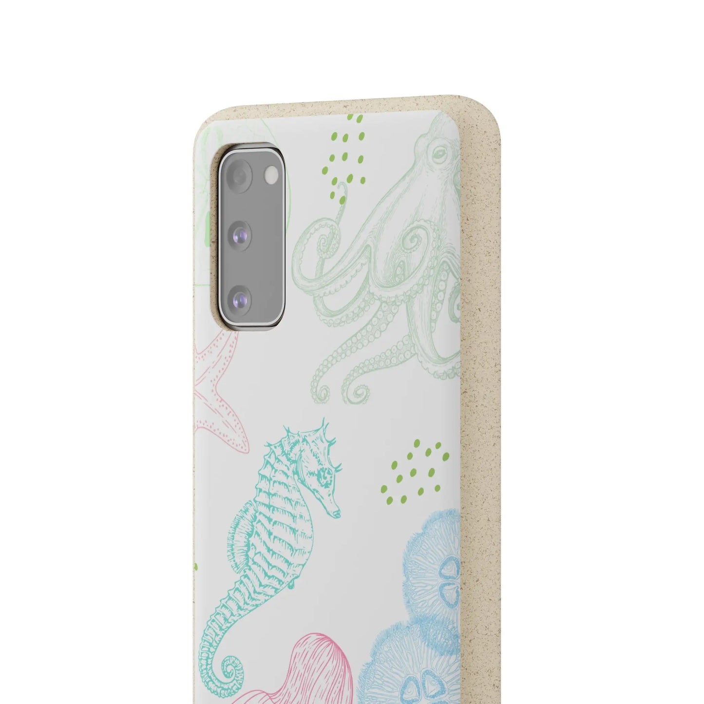 Pastel Coast Biodegradable Phone Case for IPhone and Samsung Galaxy