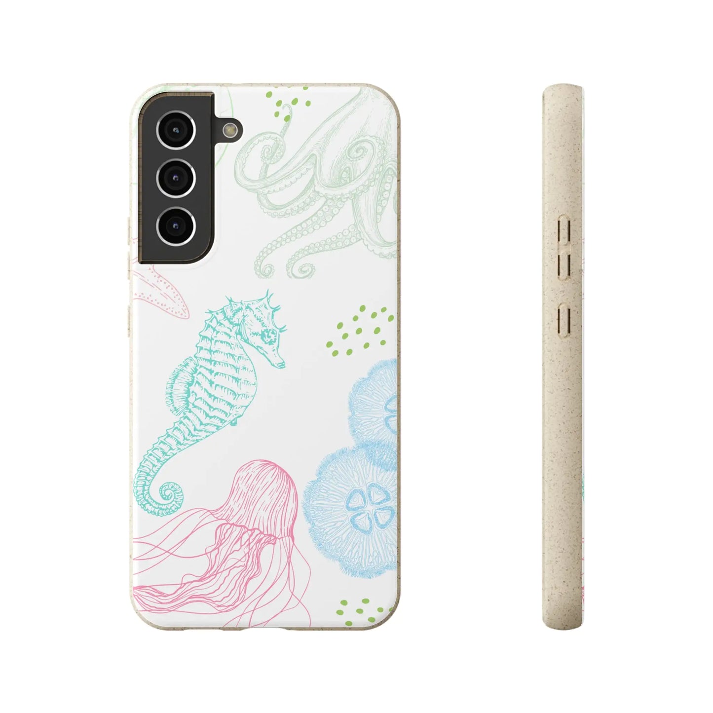 Pastel Coast Biodegradable Phone Case for IPhone and Samsung Galaxy