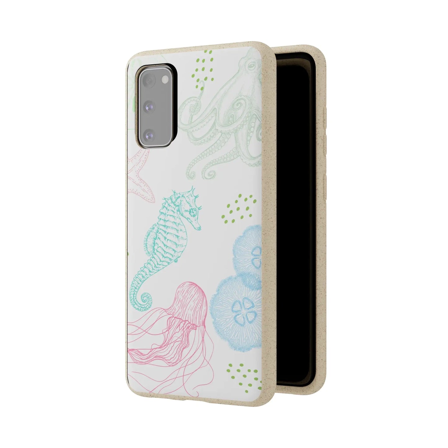 Pastel Coast Biodegradable Phone Case for IPhone and Samsung Galaxy