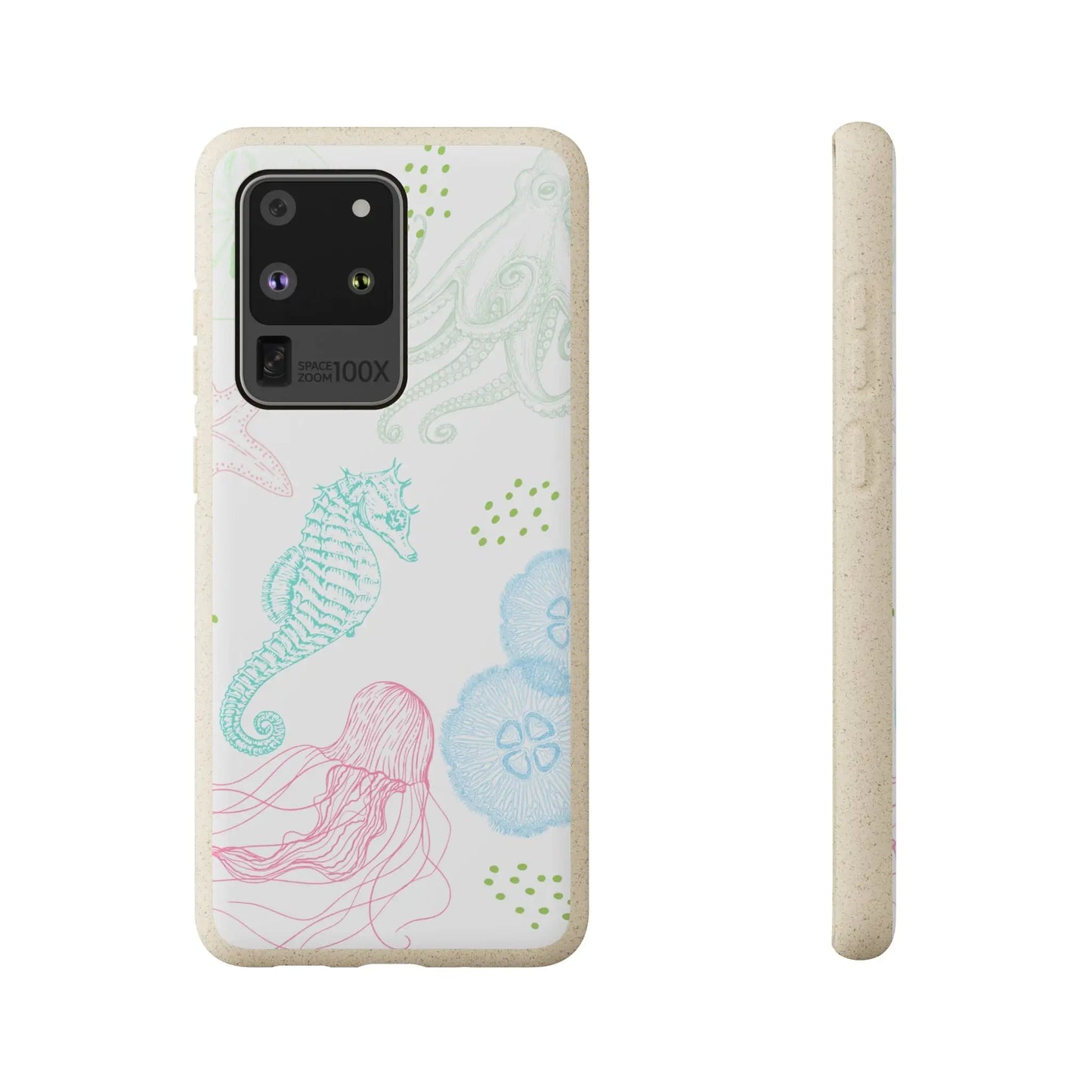 Pastel Coast Biodegradable Phone Case for IPhone and Samsung Galaxy