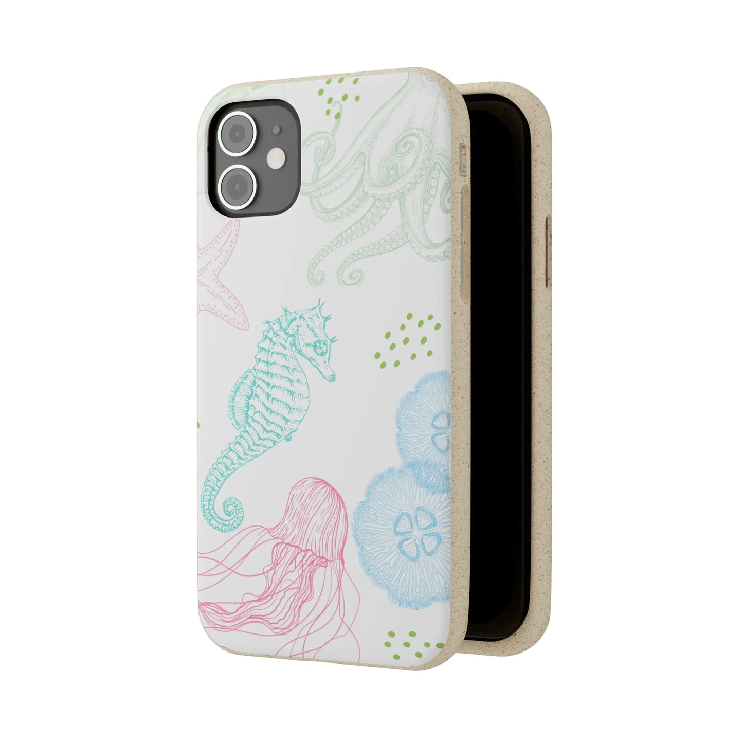 Pastel Coast Biodegradable Phone Case for IPhone and Samsung Galaxy